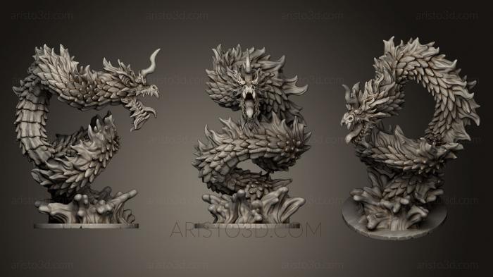 Figurines of griffins and dragons (STKG_0086) 3D model for CNC machine